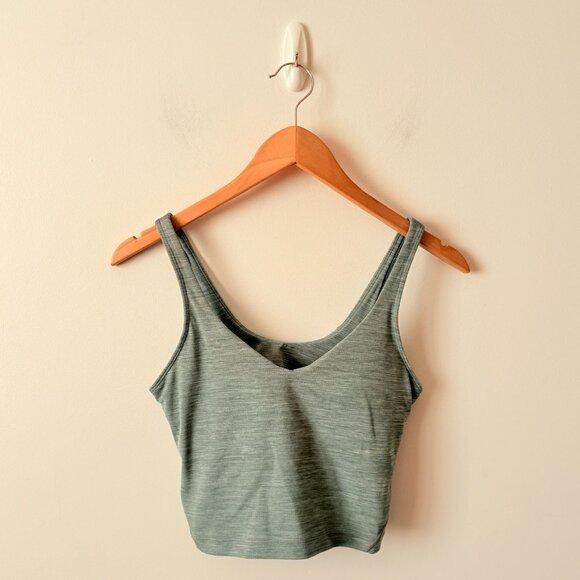 Lululemon Align Tank Top Heathered Tidewater Teal Size 6 - Picture 4 of 6